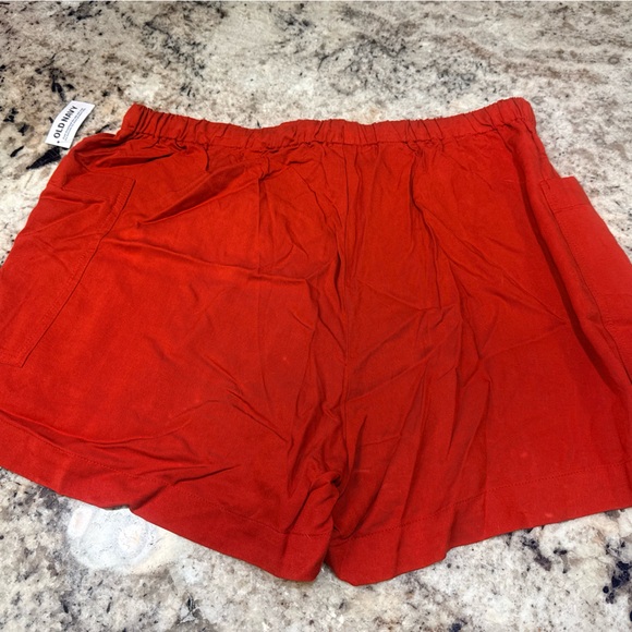 Old Navy Vibrant Red Drawstring Shorts - Picture 5 of 6